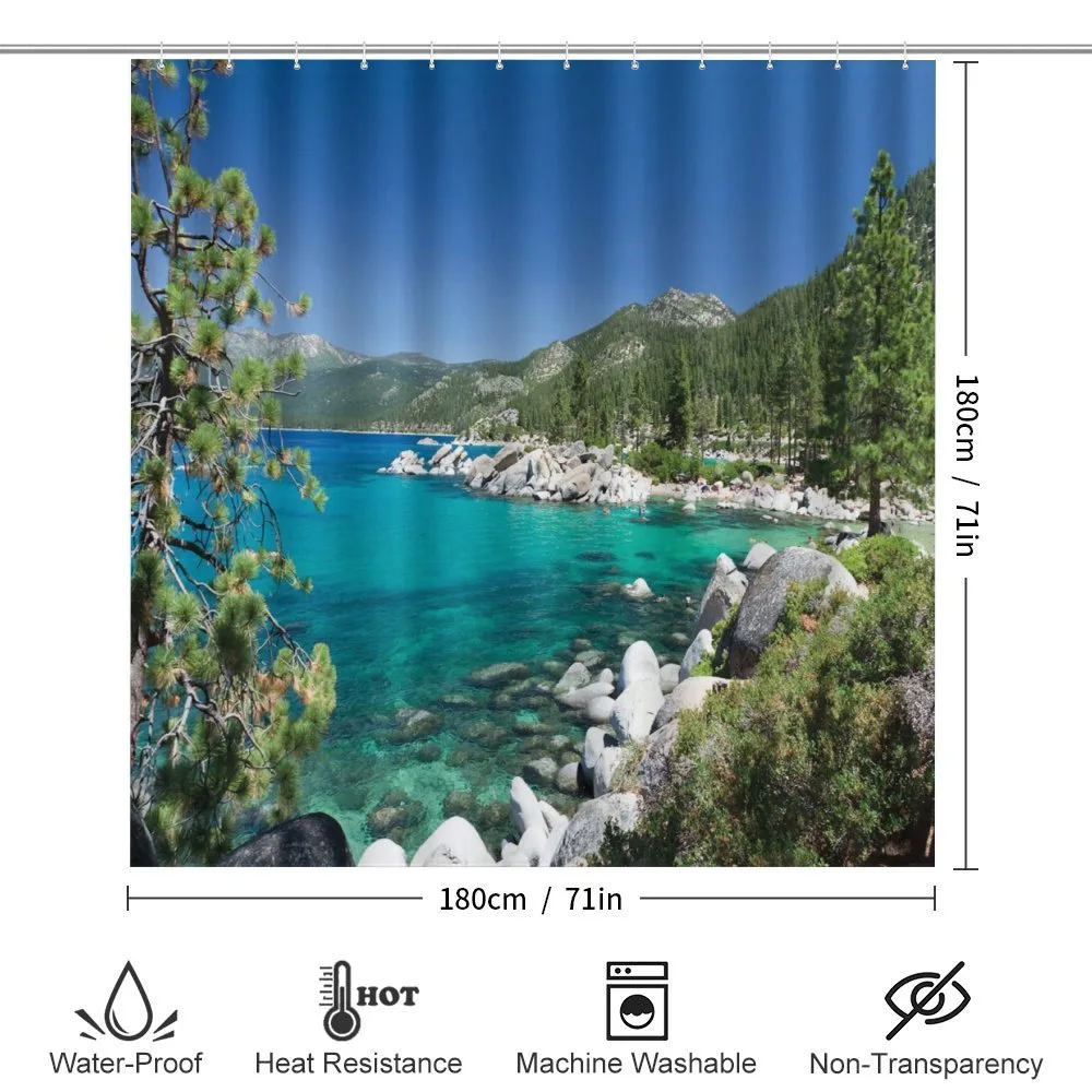 Lake Tahoe Shore View — Detail 2