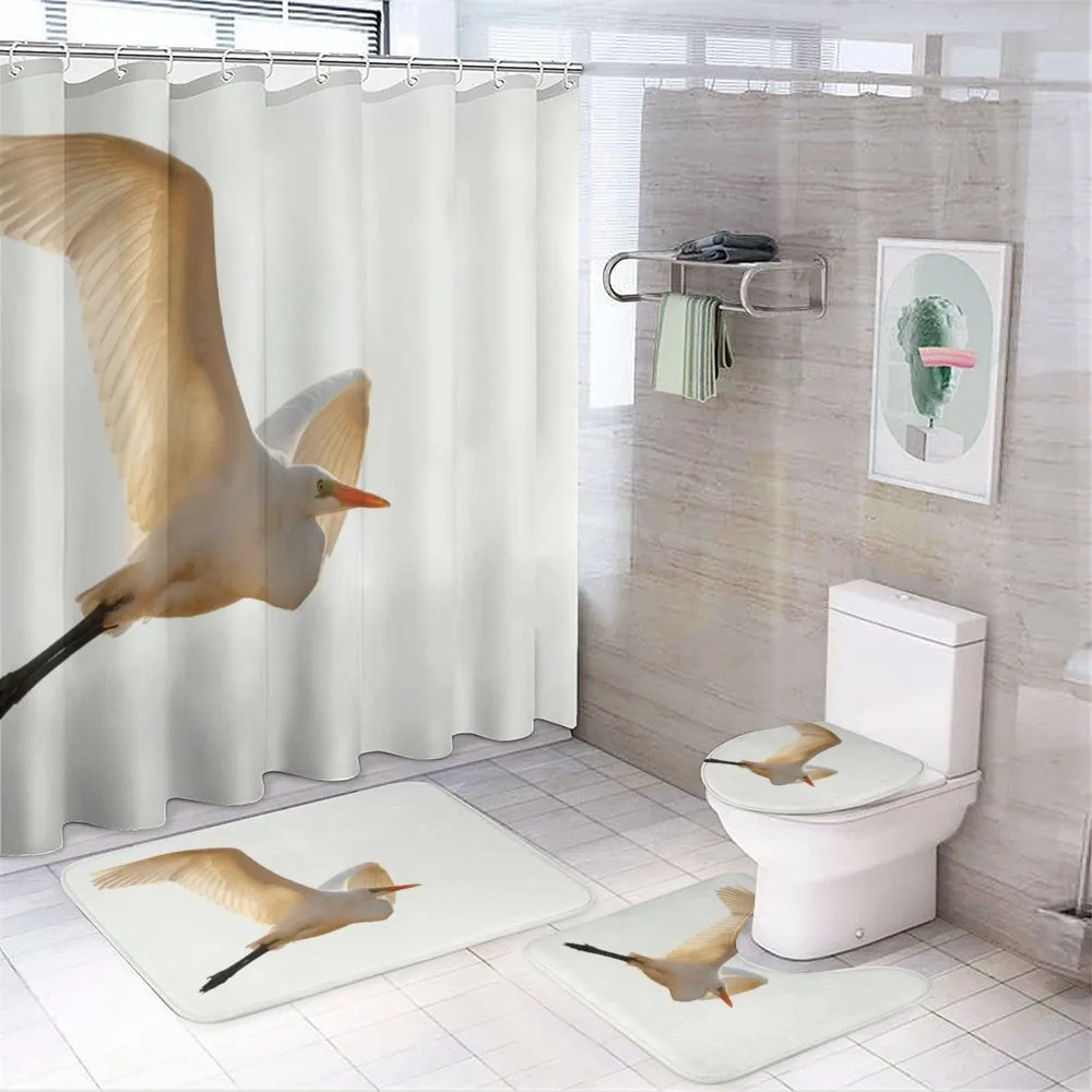 Macro Photo of Flying Heron — Your design