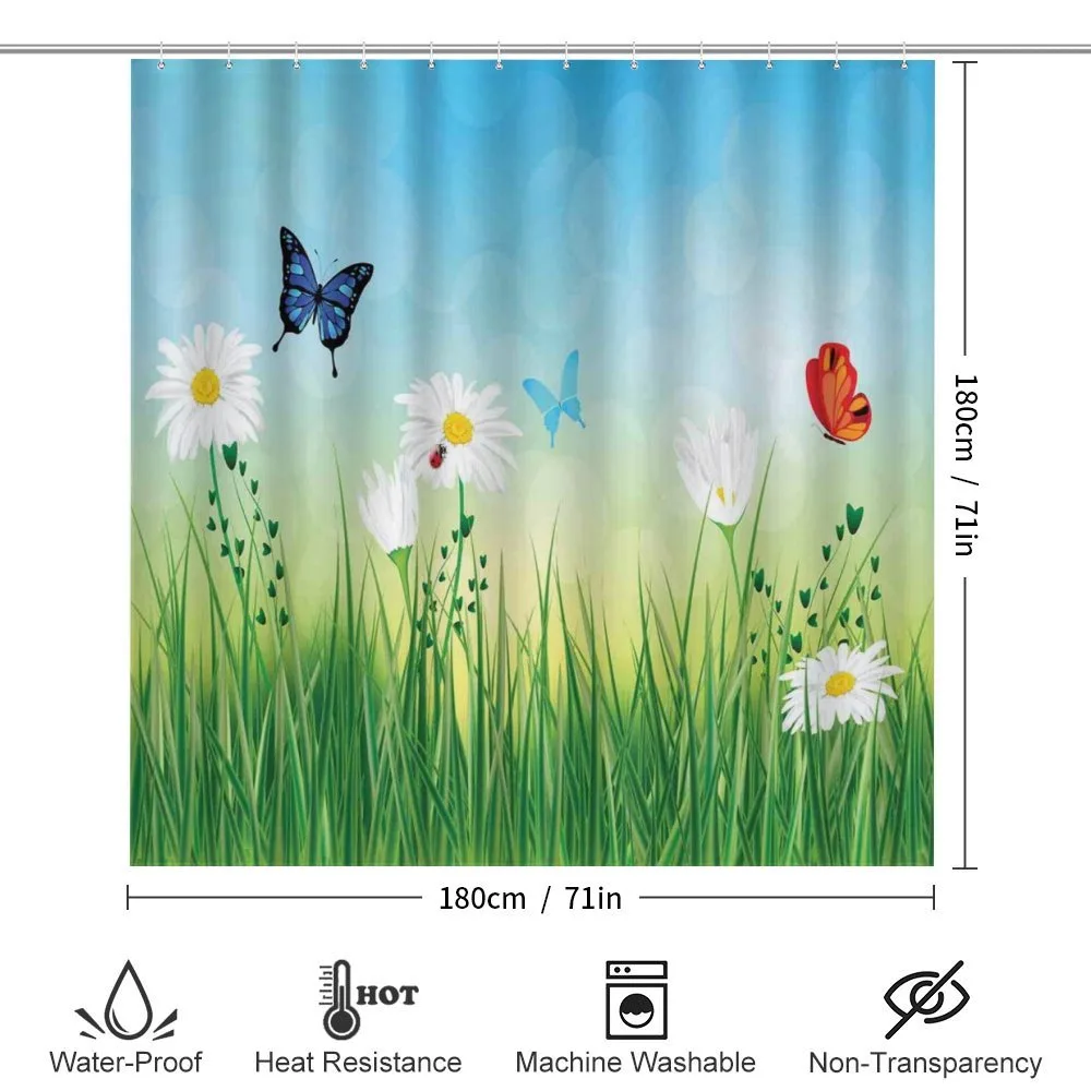 Meadow Daisies Grass — Detail 2
