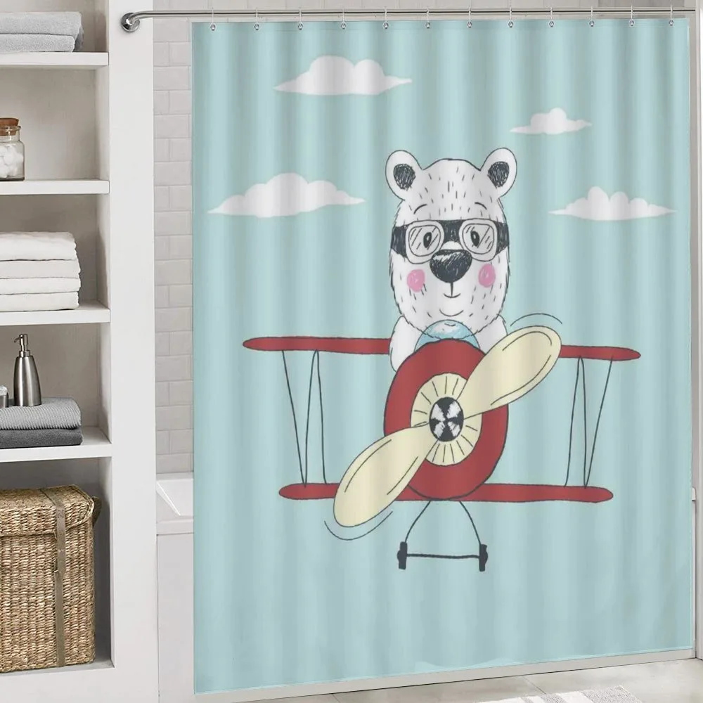 Pilot Bear in Plane — Detail 4