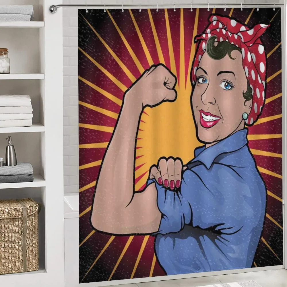 Retro Powerful Woman — Detail 4