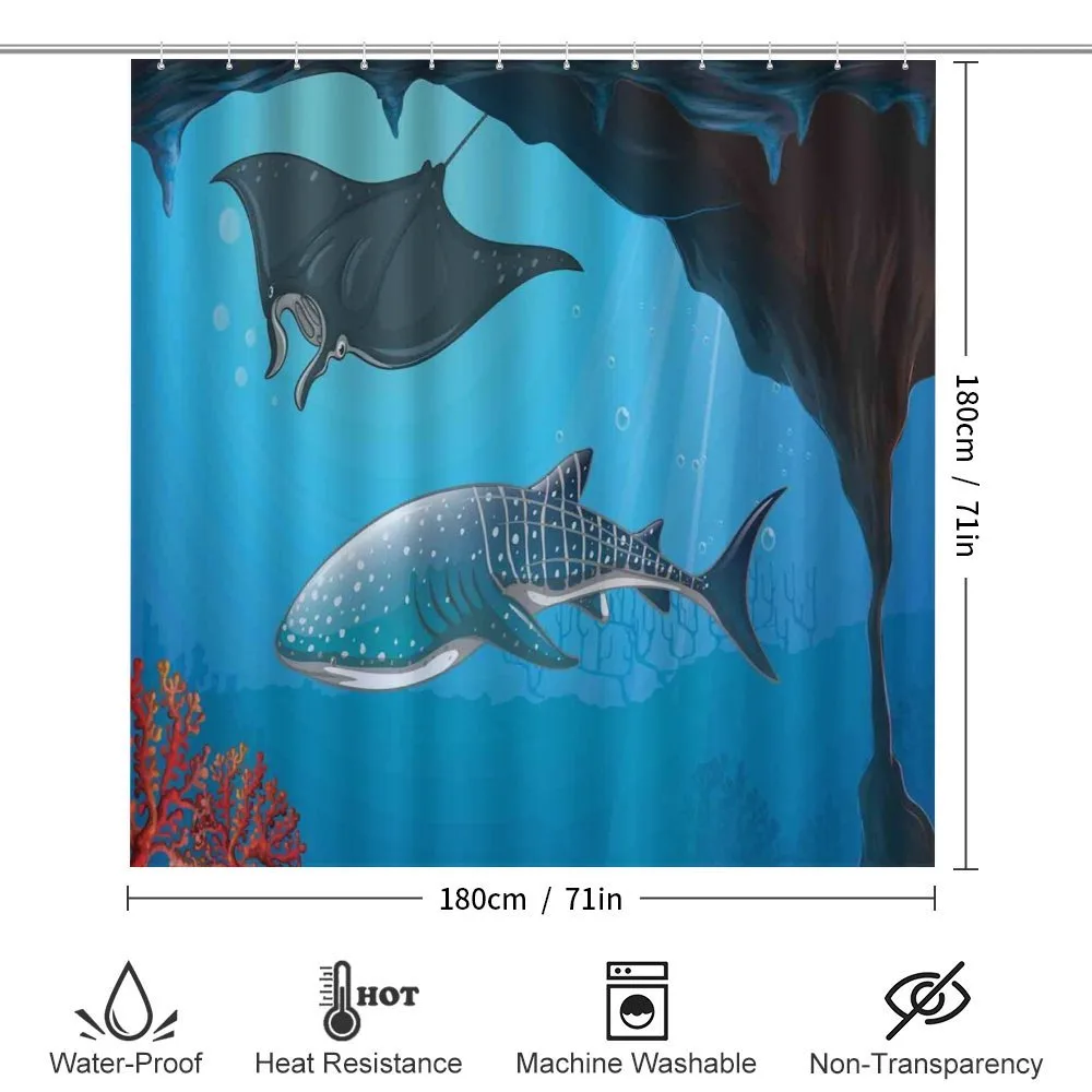 Swimming Shark Ocean — Detail 2