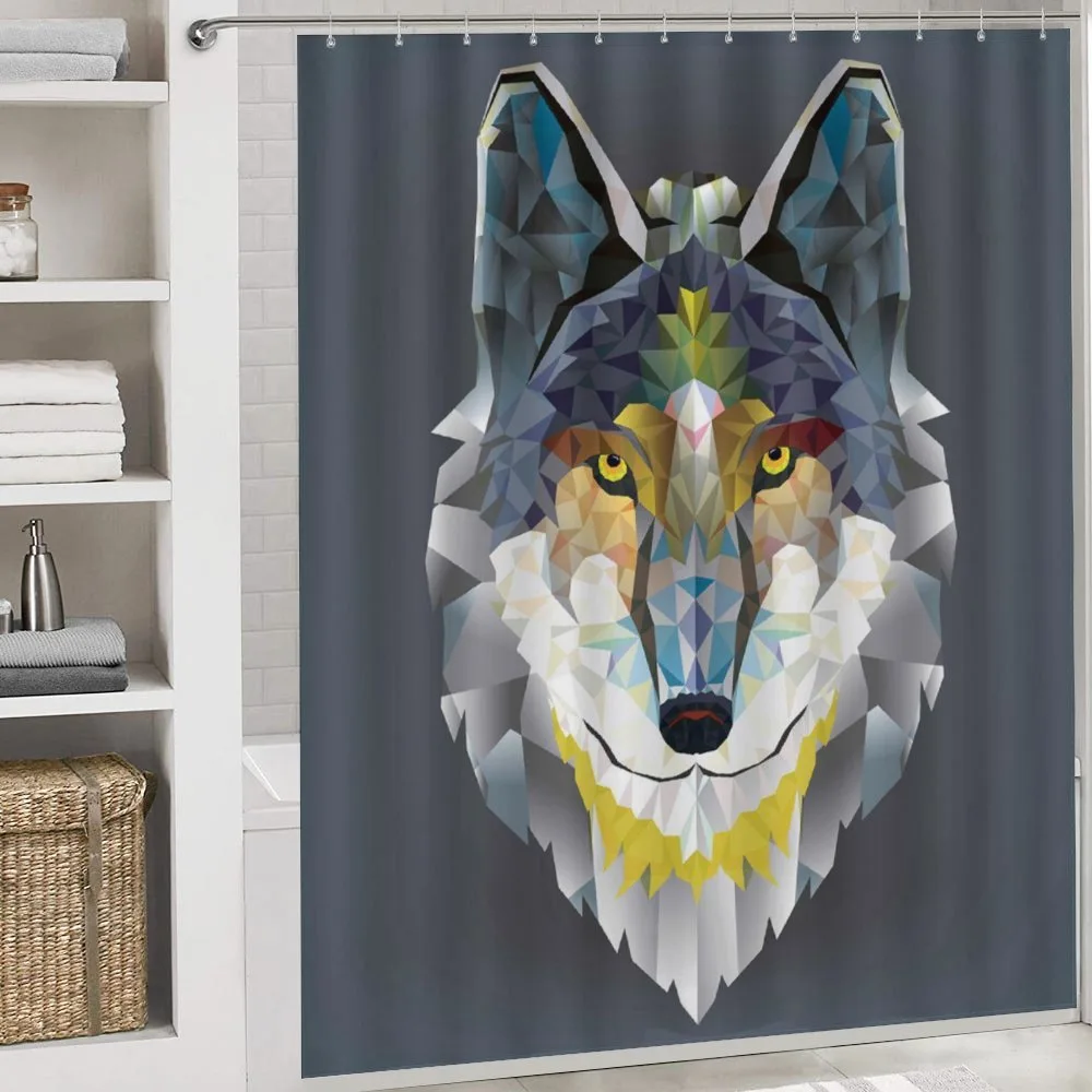 Wolf Coyote Portrait Art — Detail 4