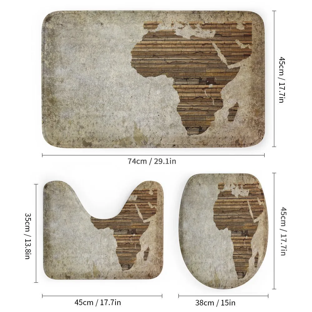 Wooden Plank Map — Detail 1