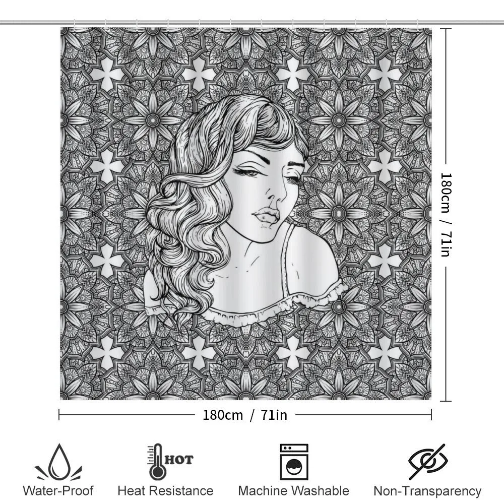 Young Lady with Wavy Hair — Detail 2