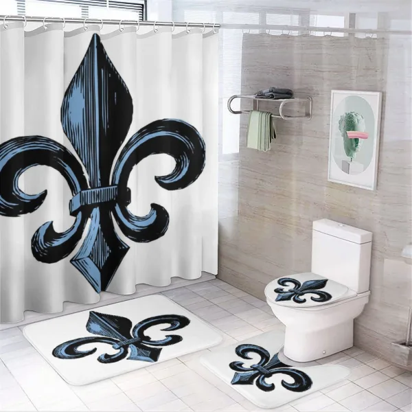 Antique Sign Symbol on a shower curtain