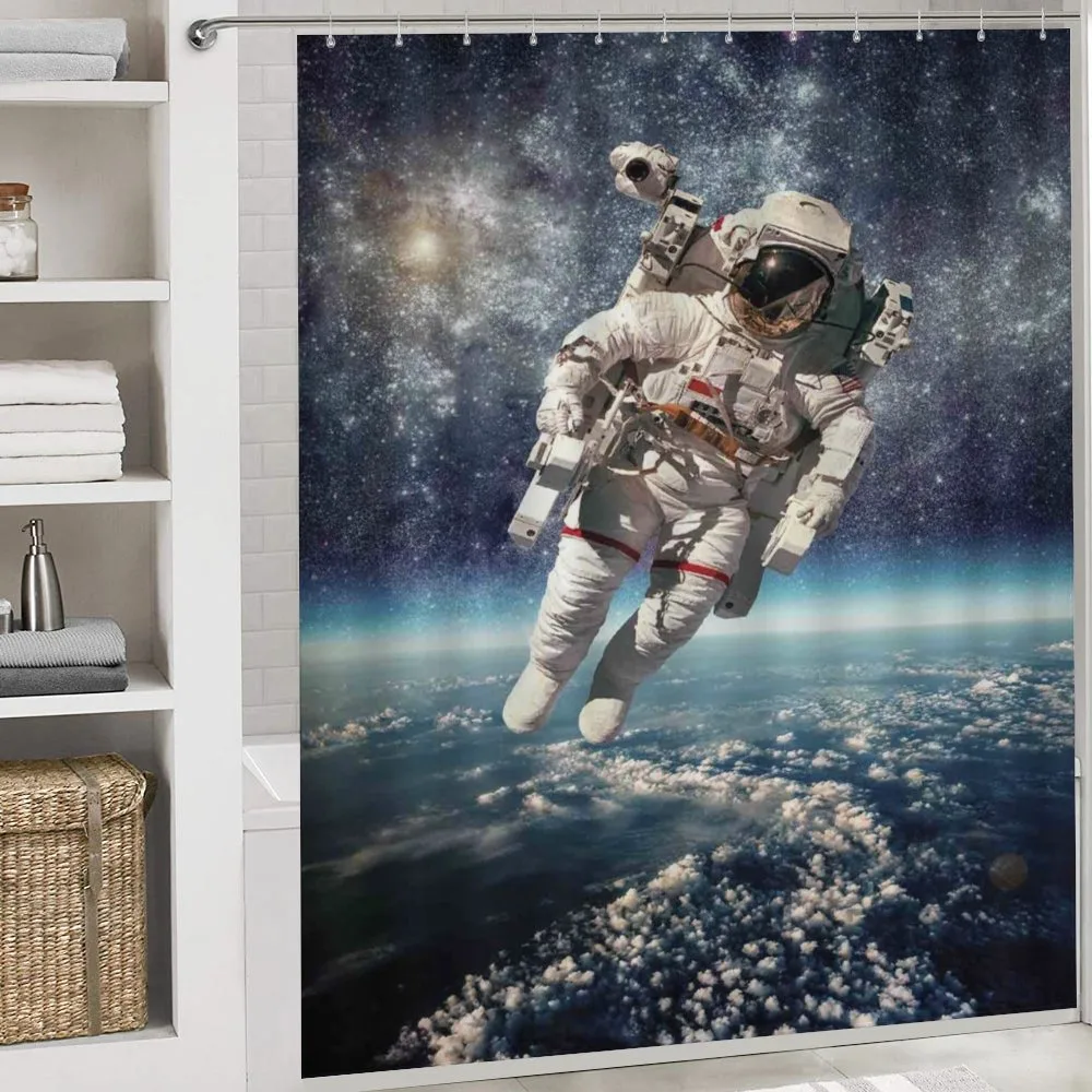 Astronaut Floats Outer Space — Detail 4