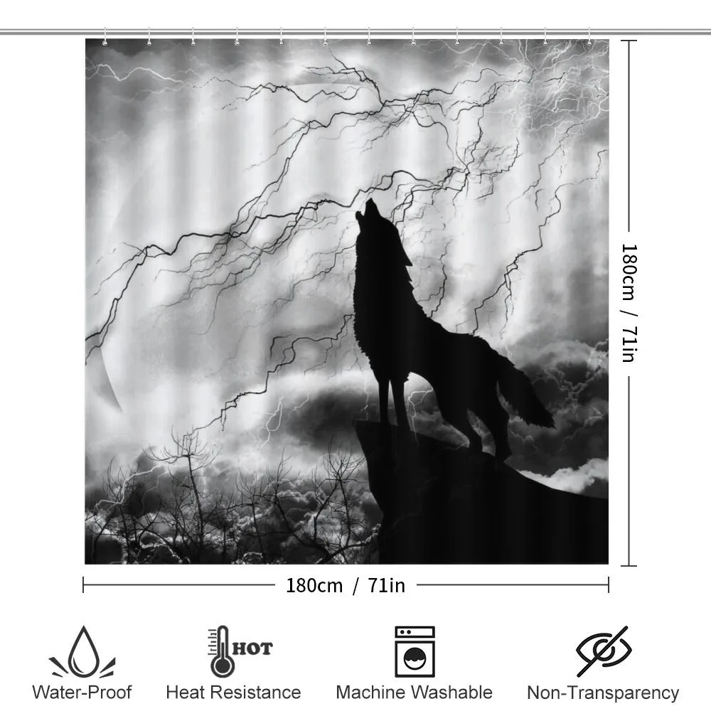 Howling Under Full Moon — Detail 2