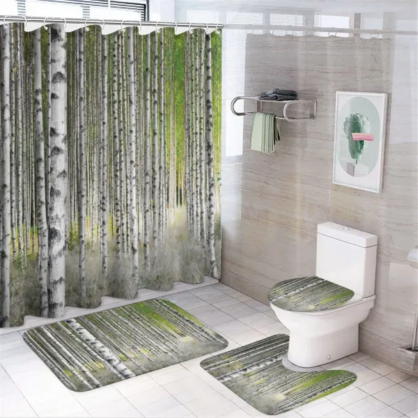 Late Summer Foliage on a shower curtain