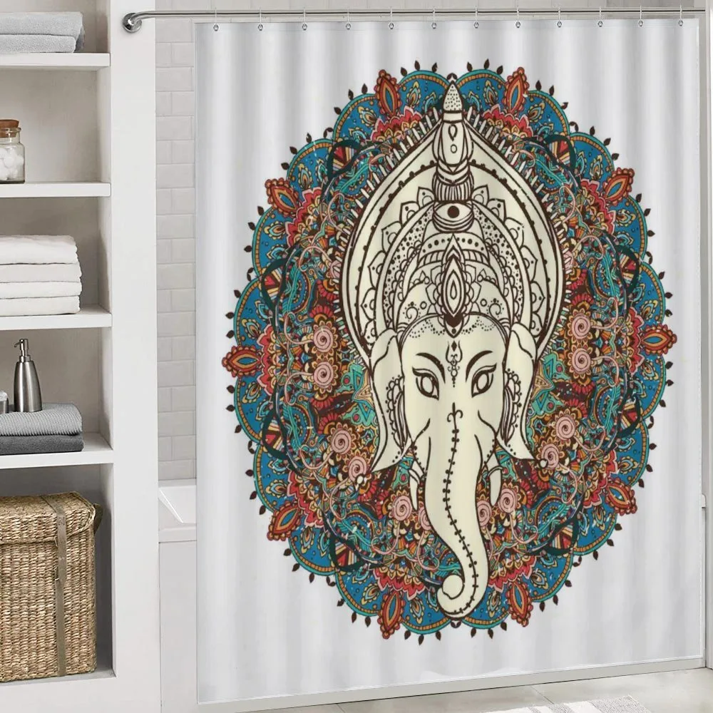Mandala Floral Elephant — Detail 4
