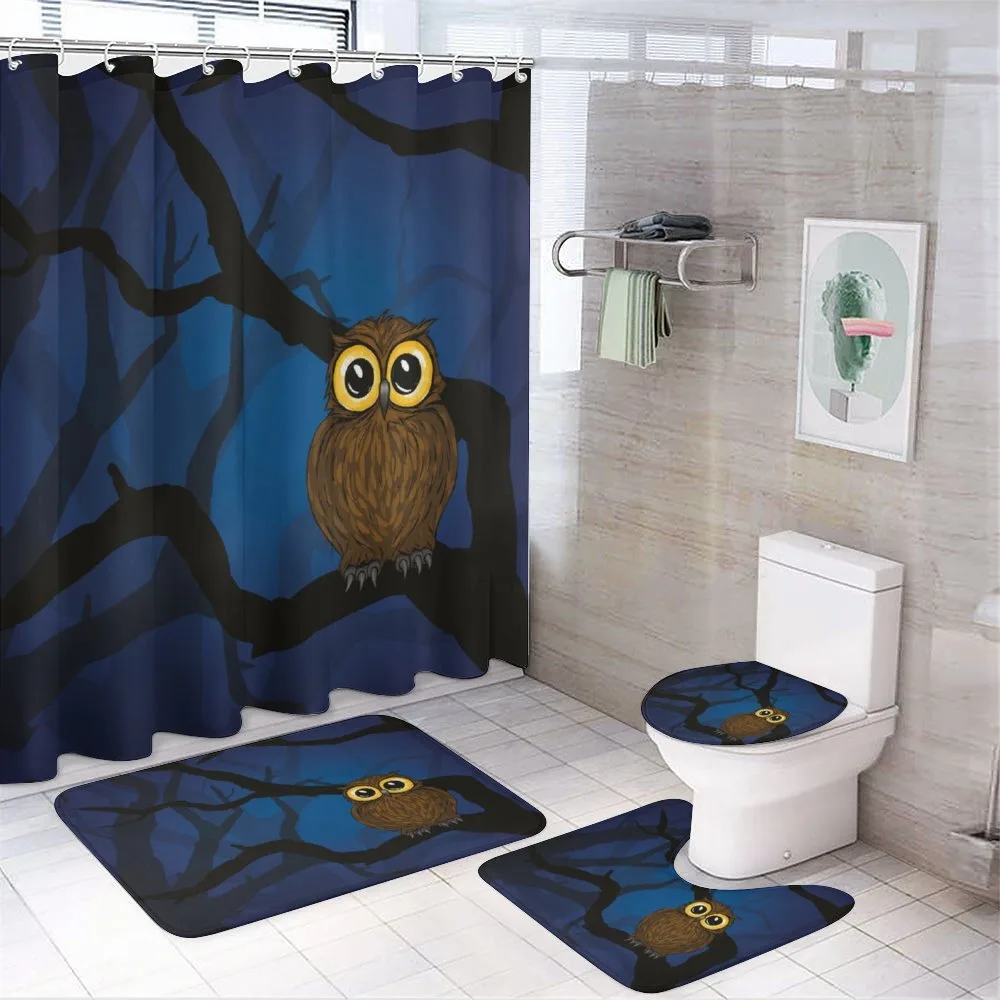 Owl on Tree Branch — Your design