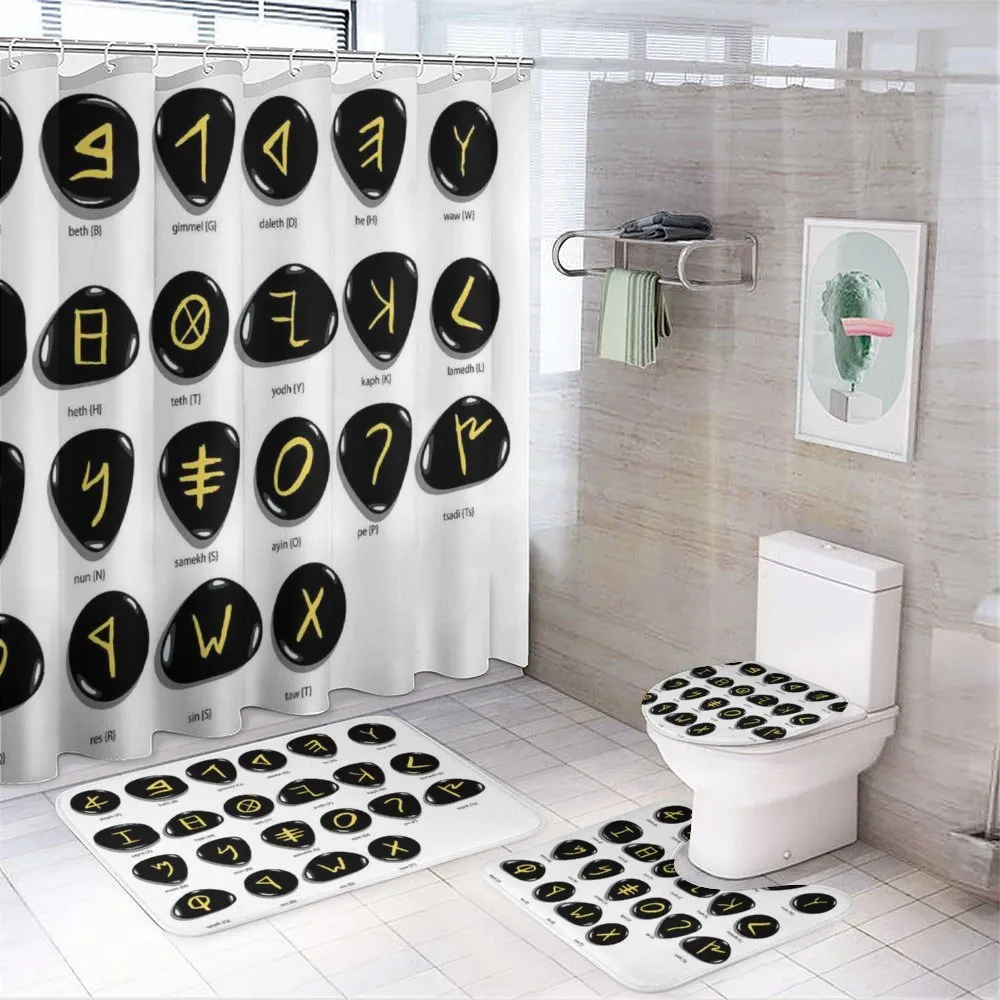 Phoenician Alphabet on Stones — Your design