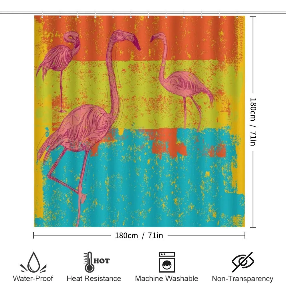 Retro Vintage Flamingo — Detail 2