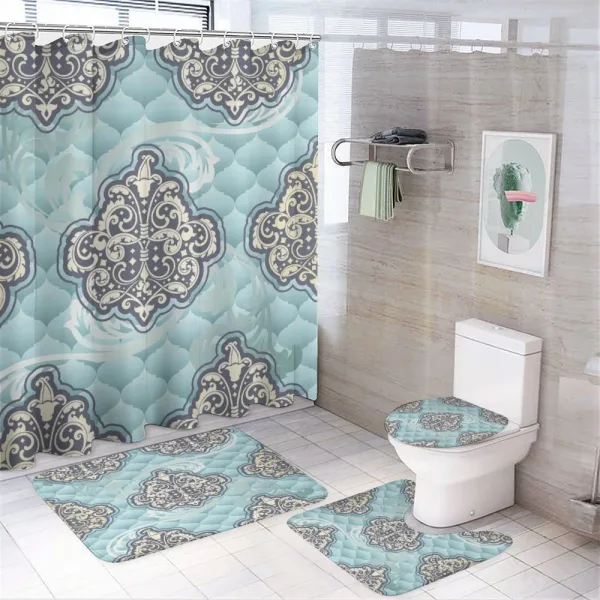 Rococo Era Designs on a shower curtain