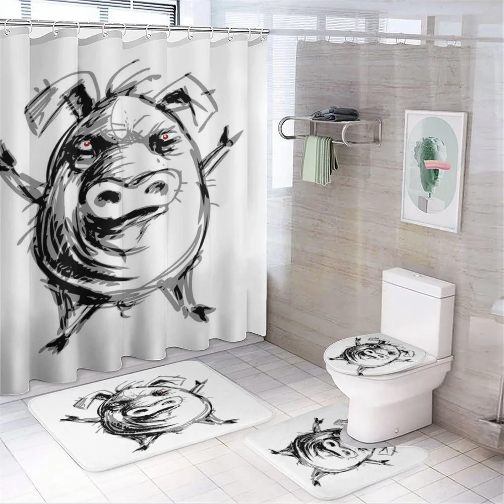 Sketch of Angry Rebel Pig — Your design