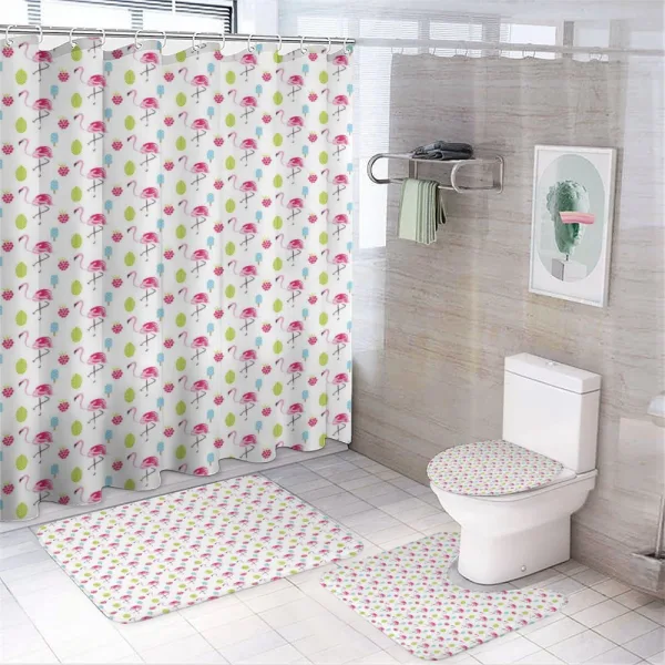 Summer Ice Cream Berry on a shower curtain