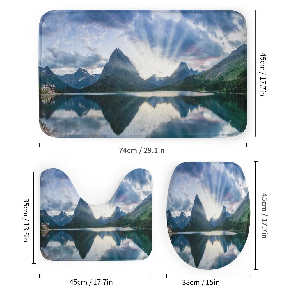 Swiftcurrent Lake Panorama — Detail 1