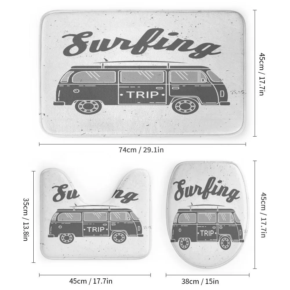 Vintage Van and Surfing Words — Detail 1