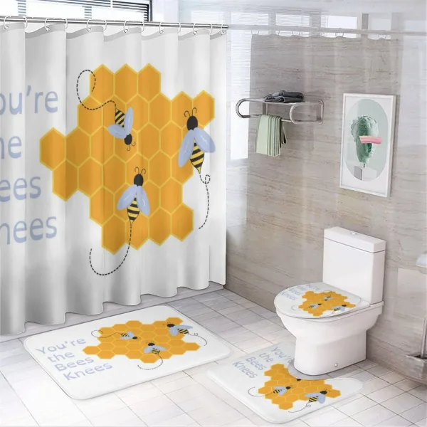 You are the Bees Knees on a shower curtain