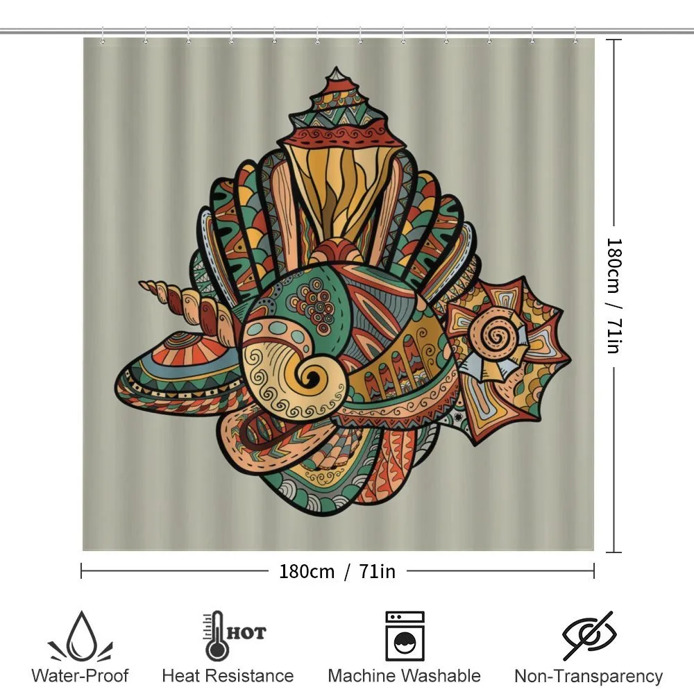 Abstract Seashell Art — Detail 2