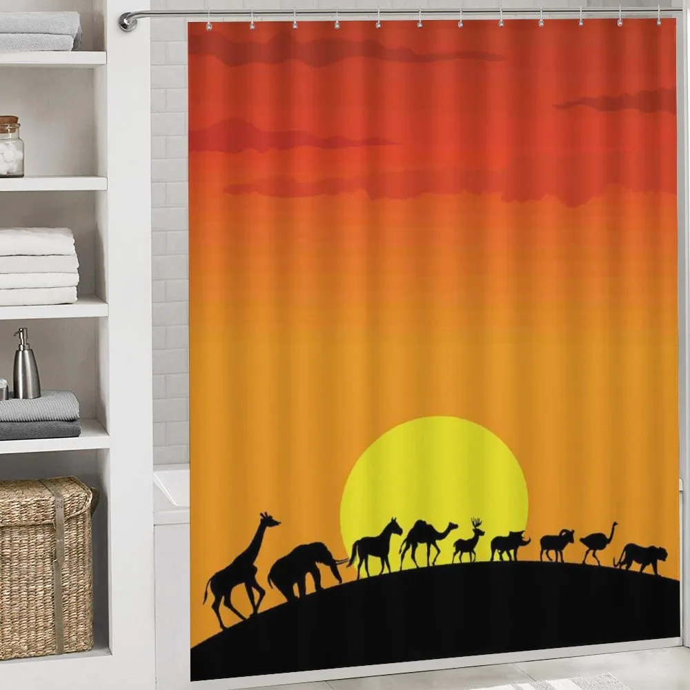Animals Sun Silhouette — Detail 4