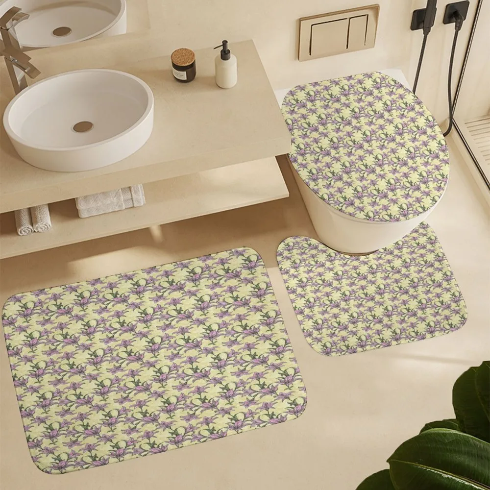 Blooming Lilies Art Pattern — Detail 5