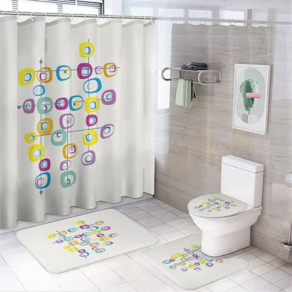 Cool and Crazy Art on a shower curtain