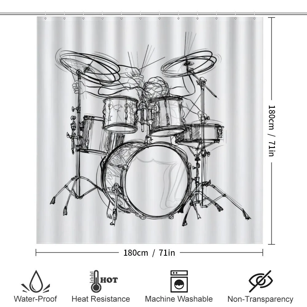Drummer Doodle Art — Detail 2
