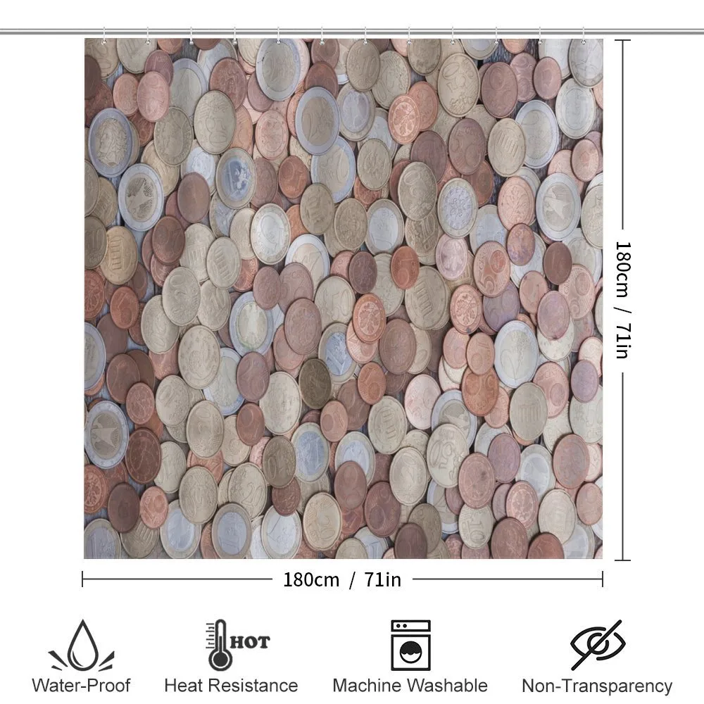 Euros and Cent Coins — Detail 2