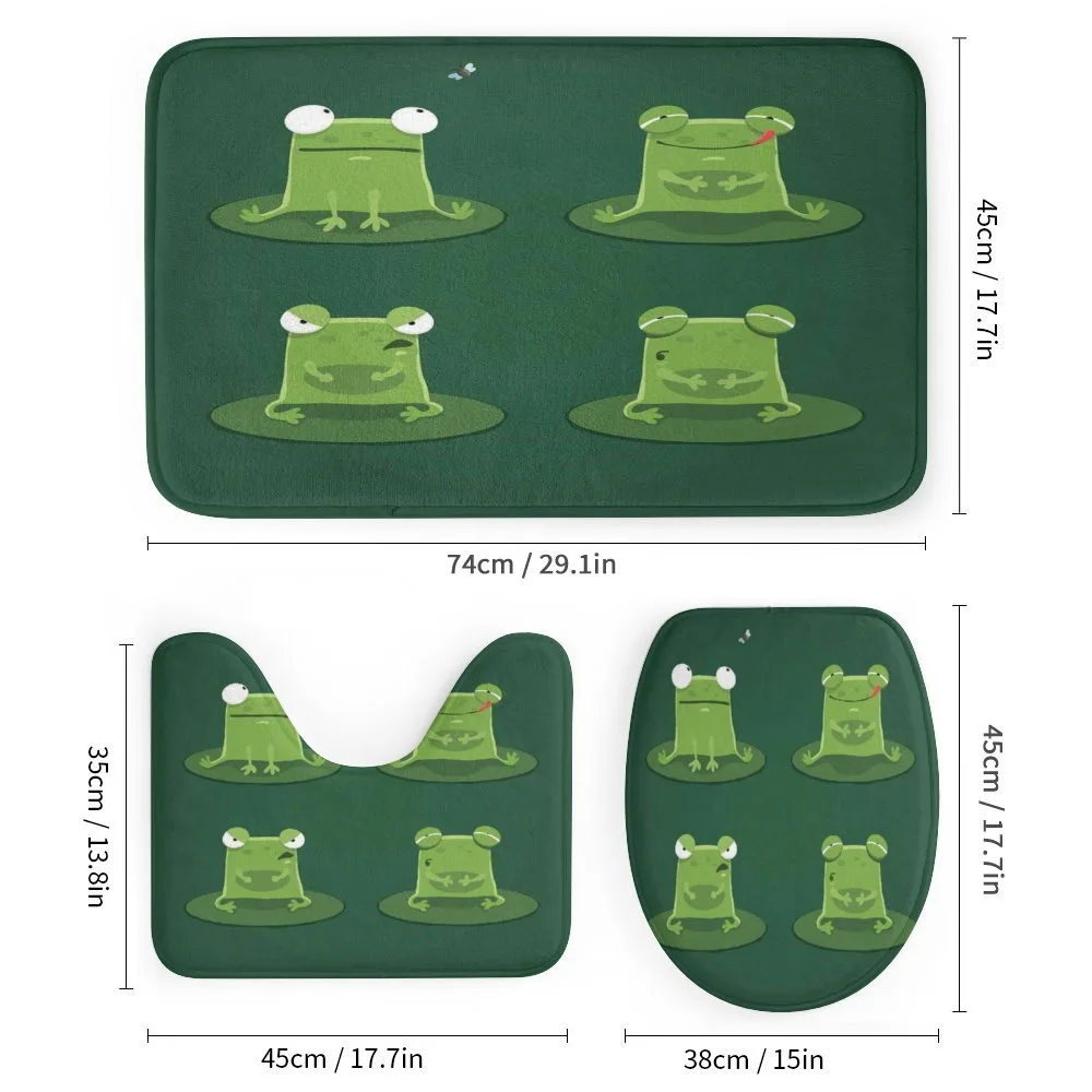 Frogs in Pond Lily Pad — Detail 1