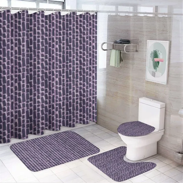 Grunge Brush Strokes on a shower curtain