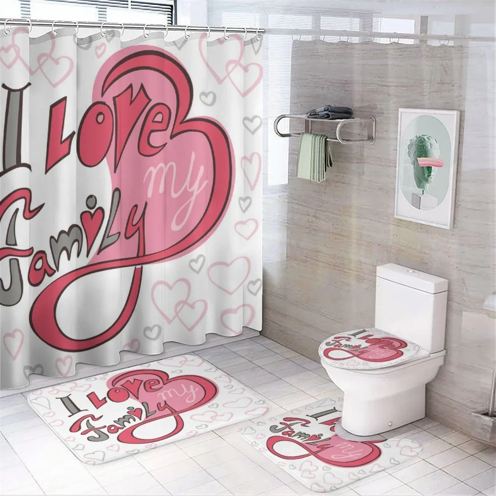 I Love Family Hearts Swirl — Your design