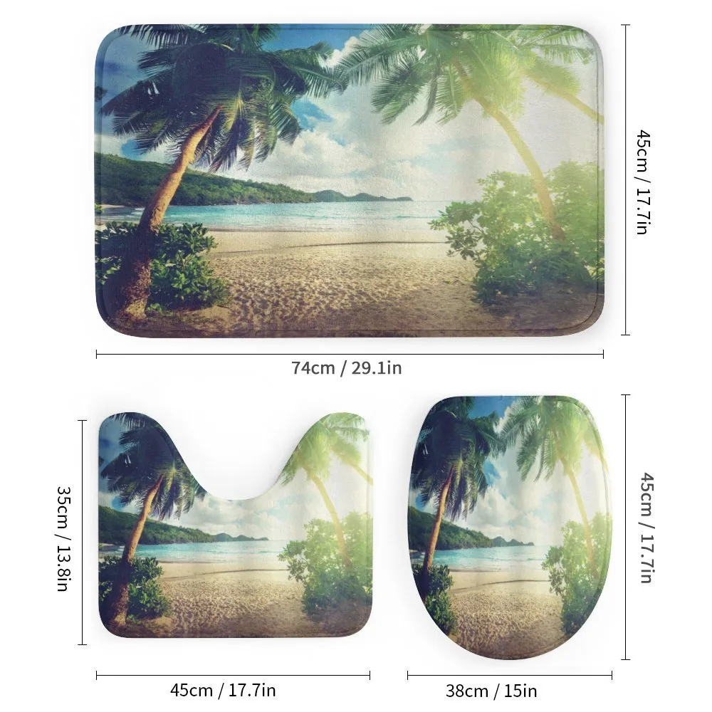 Palm Trees and Ocean Photo — Detail 1