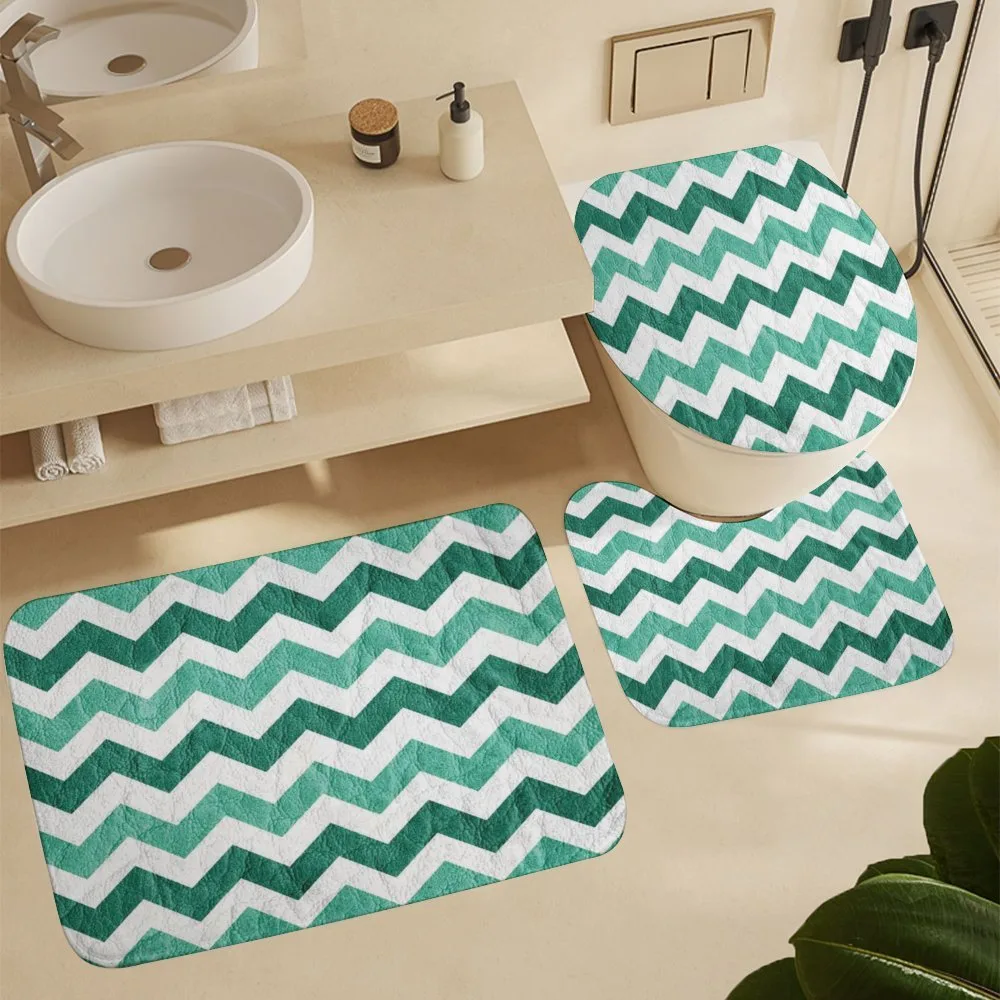 Pastel Chevrons Green — Detail 5
