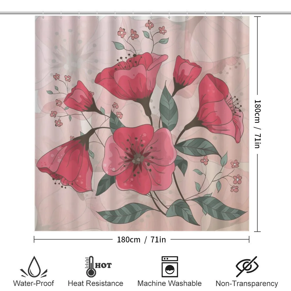 Pink Romantic Flowers — Detail 2