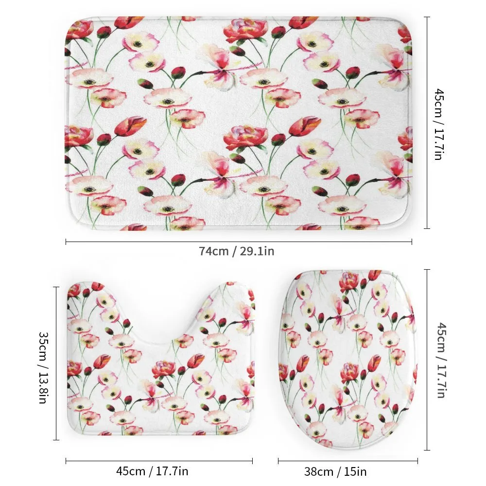 Poppy Flowers Branches — Detail 1