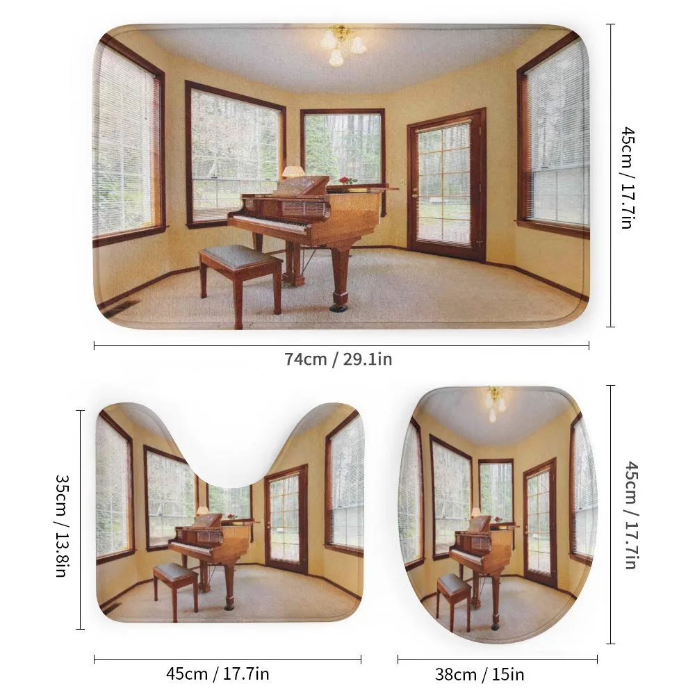 Round Room with Piano — Detail 1