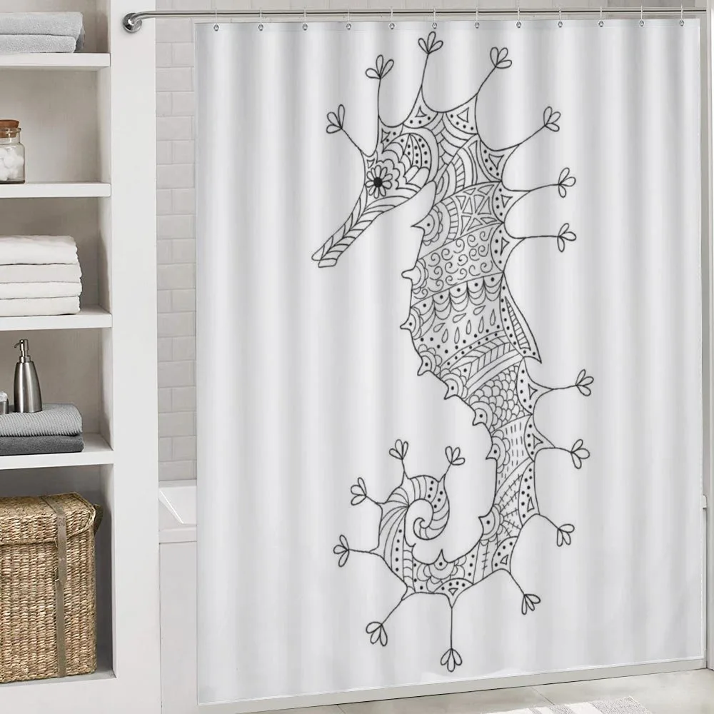 Seahorse Heraldic Art — Detail 4