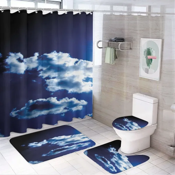 Sky Dramatic Clouds on a shower curtain