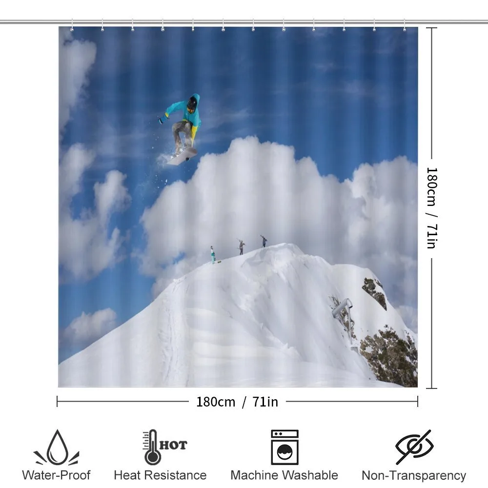 Snowboarder Mountaintop — Detail 2