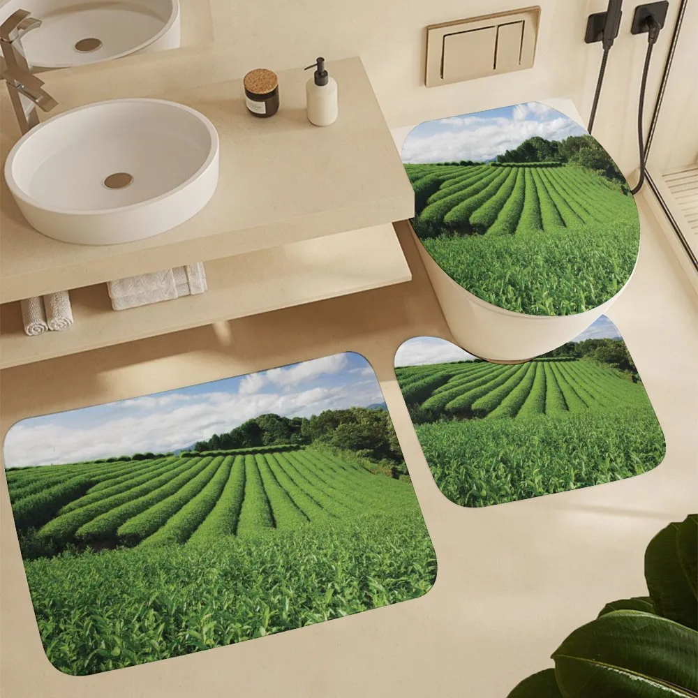 Sunny Landscape Tea Fields — Detail 5