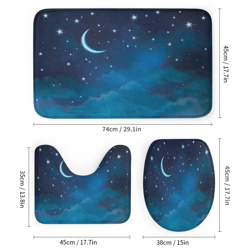 Watercolor Night Sky — Detail 1