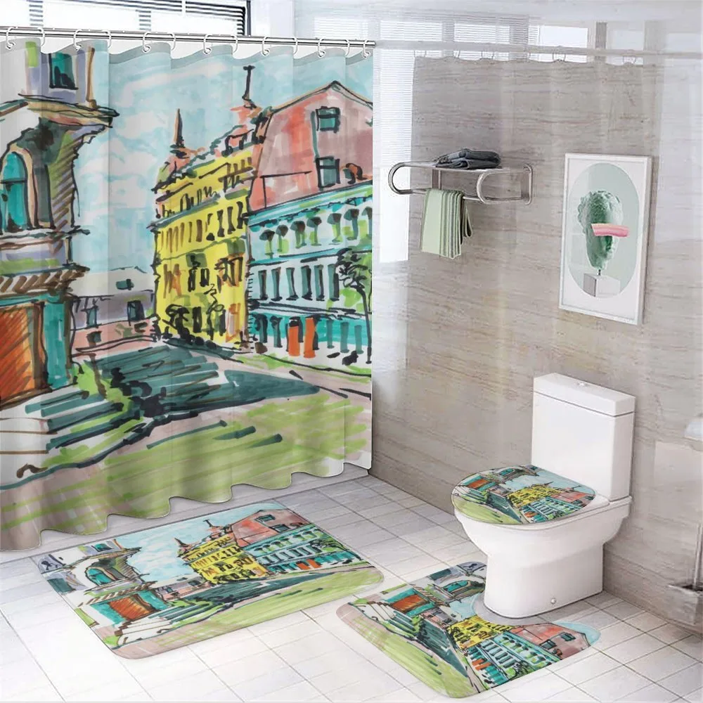 Watercolor Sketch City — Your design