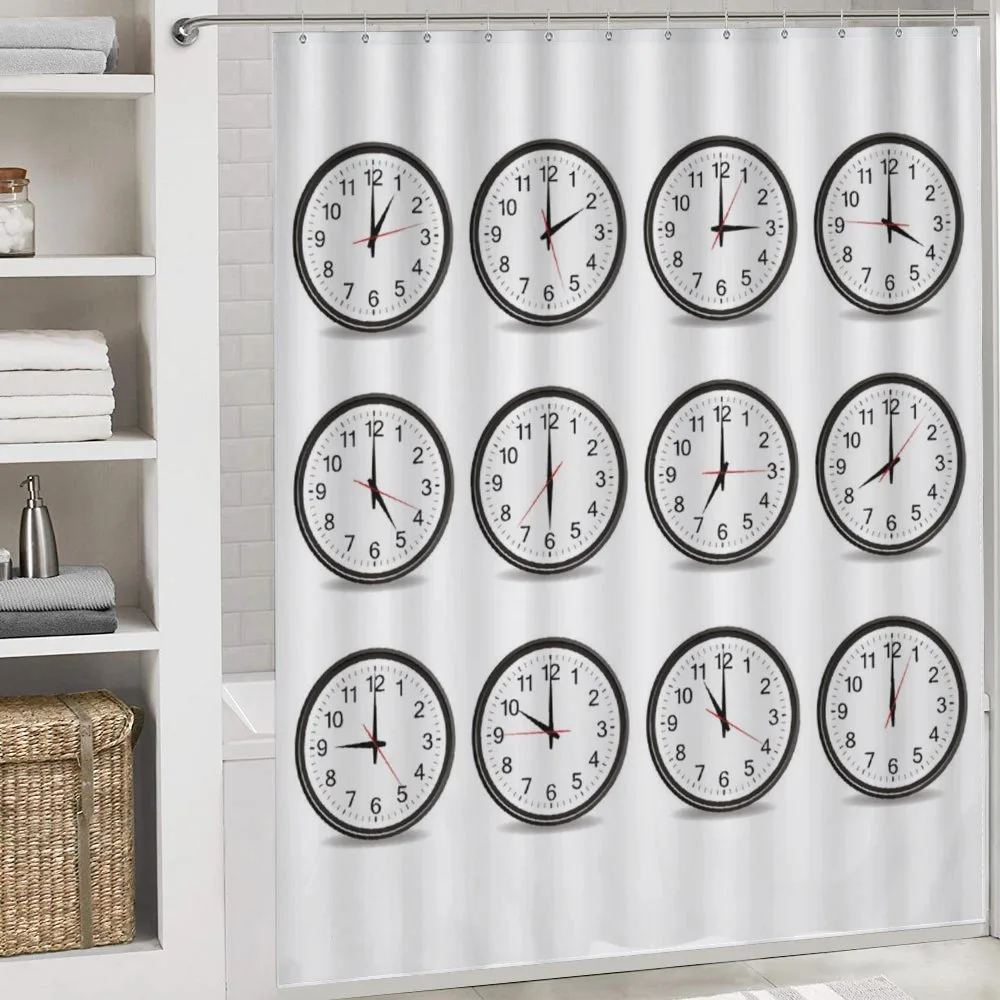 Clocks and Black Numbers — Detail 4