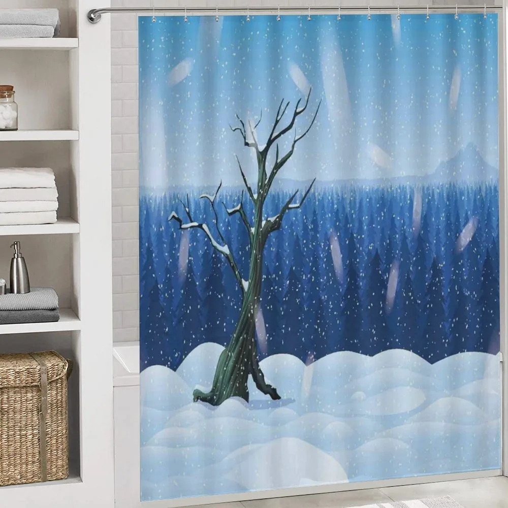Cold Snowy Landscape — Detail 4