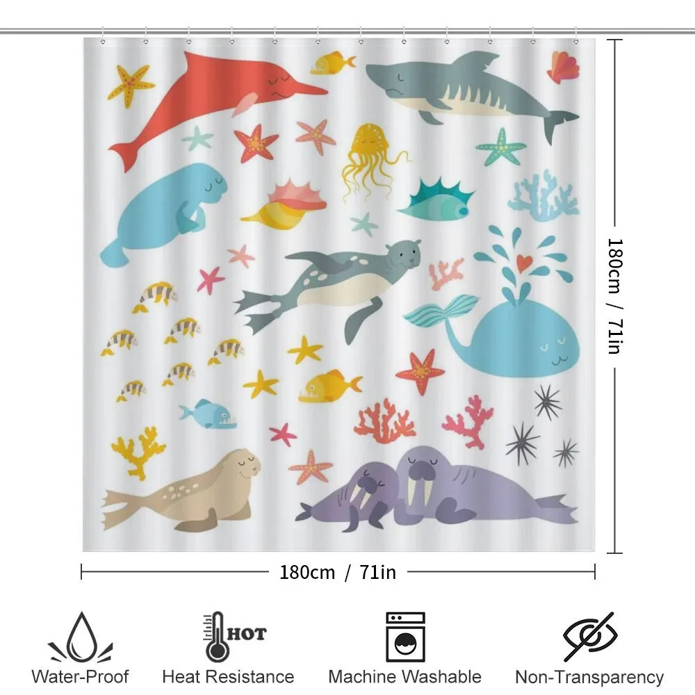 Colorful Ocean Animals — Detail 2
