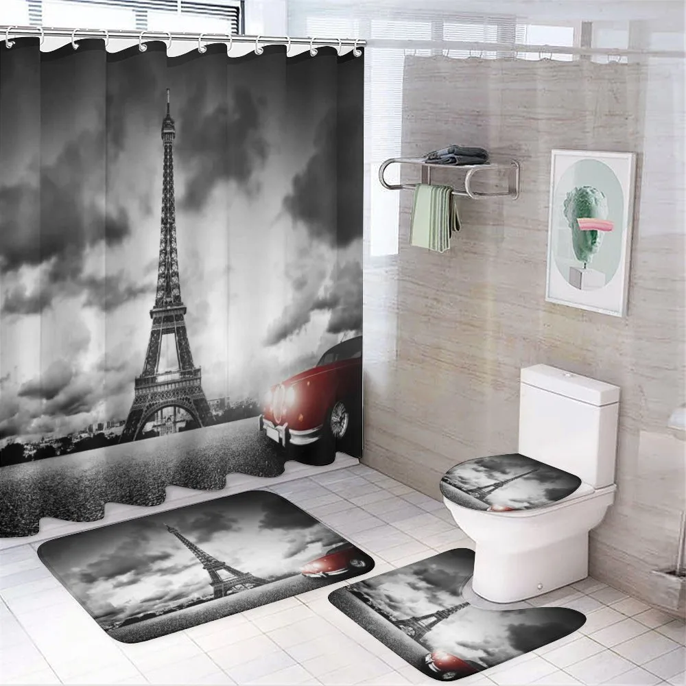 Eiffel Tower Cloudy Day — Your design