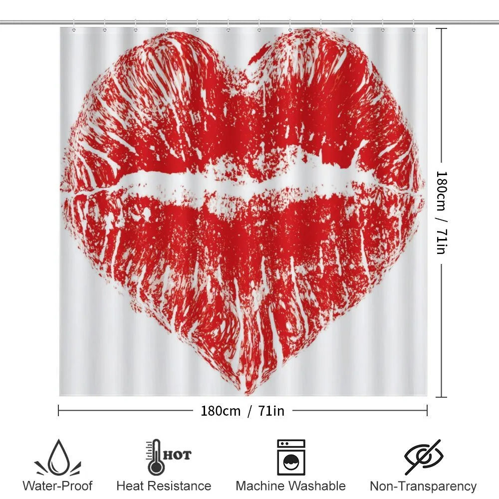 Heart Shaped Lipstick Mark — Detail 2