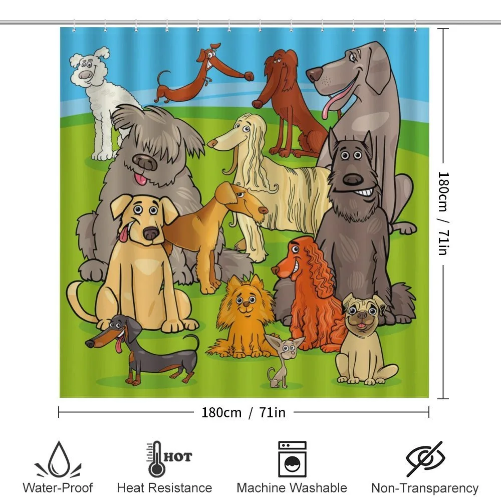 Nursery Funny Happy Dogs — Detail 2