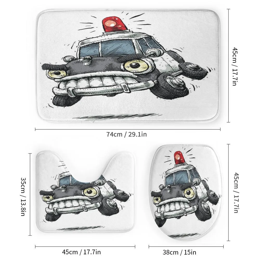 Police Car Art Image — Detail 1